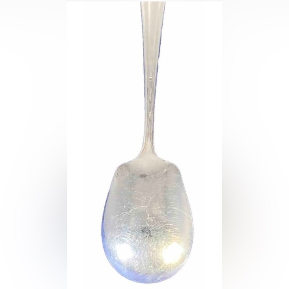 1931 National Imperial Silver Plate Lady Joan 6 1/4” Sugar Spoon Art Deco Style - Picture 5 of 12